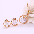 61976-Xuping Fashion Woman Jewelry Set with 18K Gold Plated